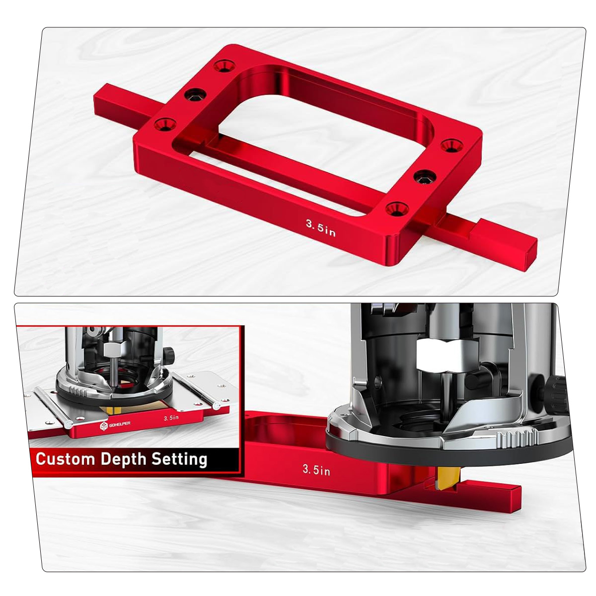 Woodworking Project Plans - Kit di sagomatura per cerniere da