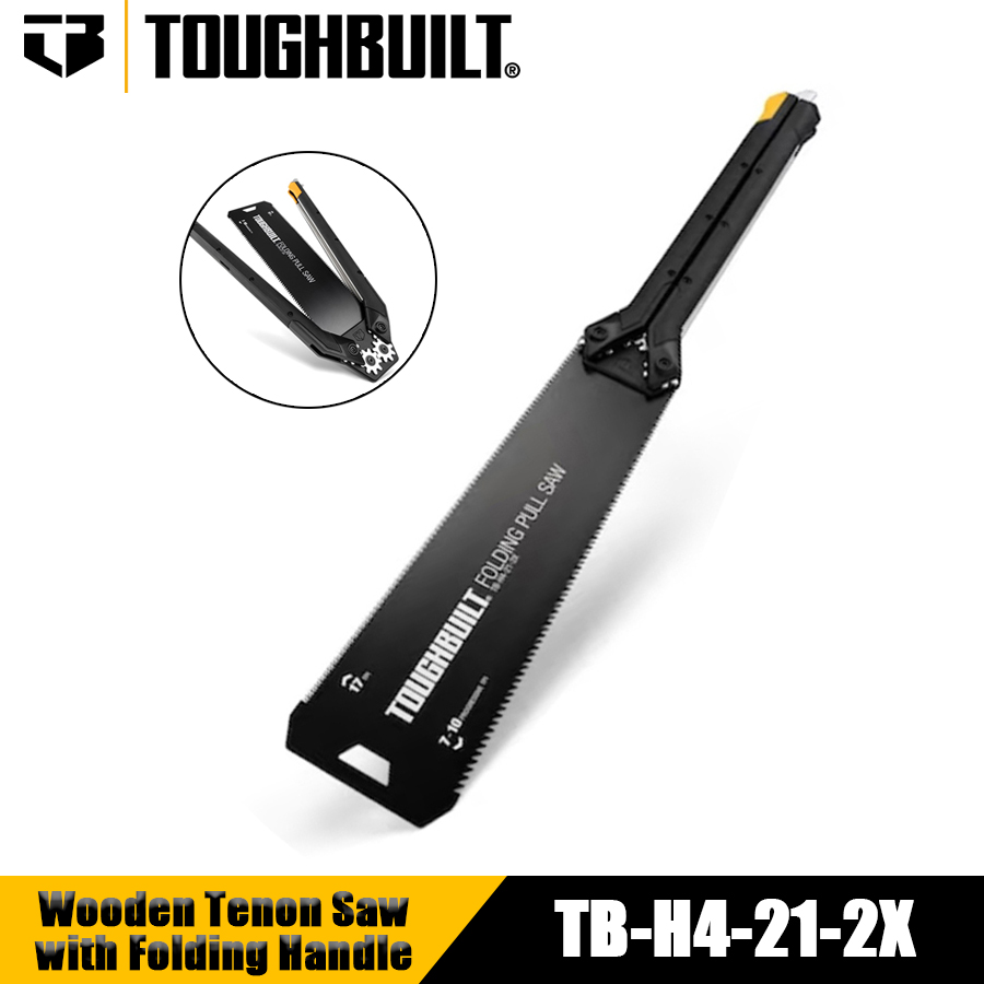 Japanese Pull Saw - TOUGHBUILT TB-H4-21-2X Sega per Tenoni in