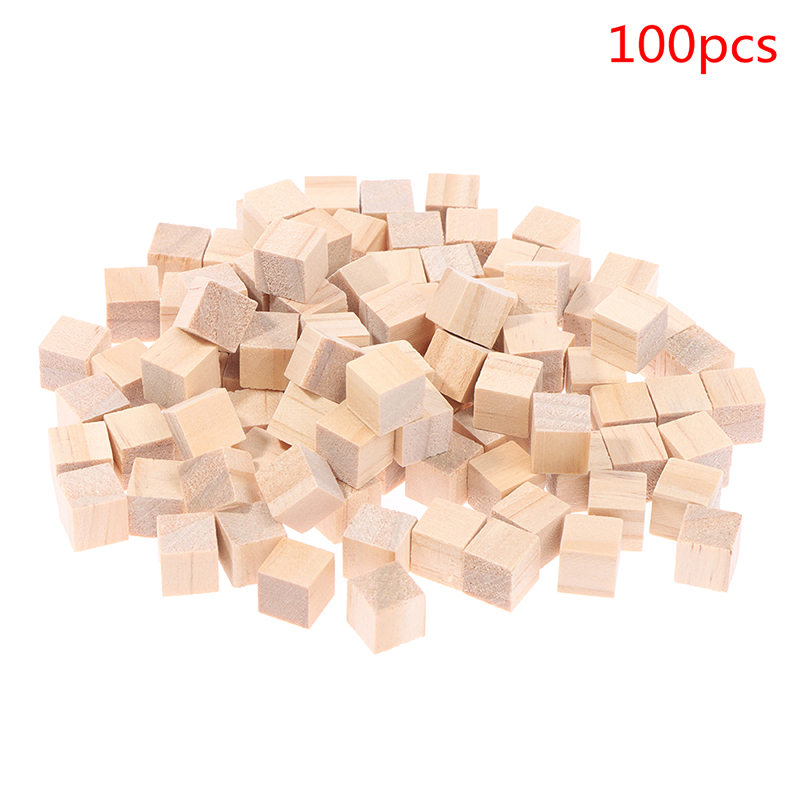 Woodworking Crafts - 100 Pezzi Mini Cubi di Legno