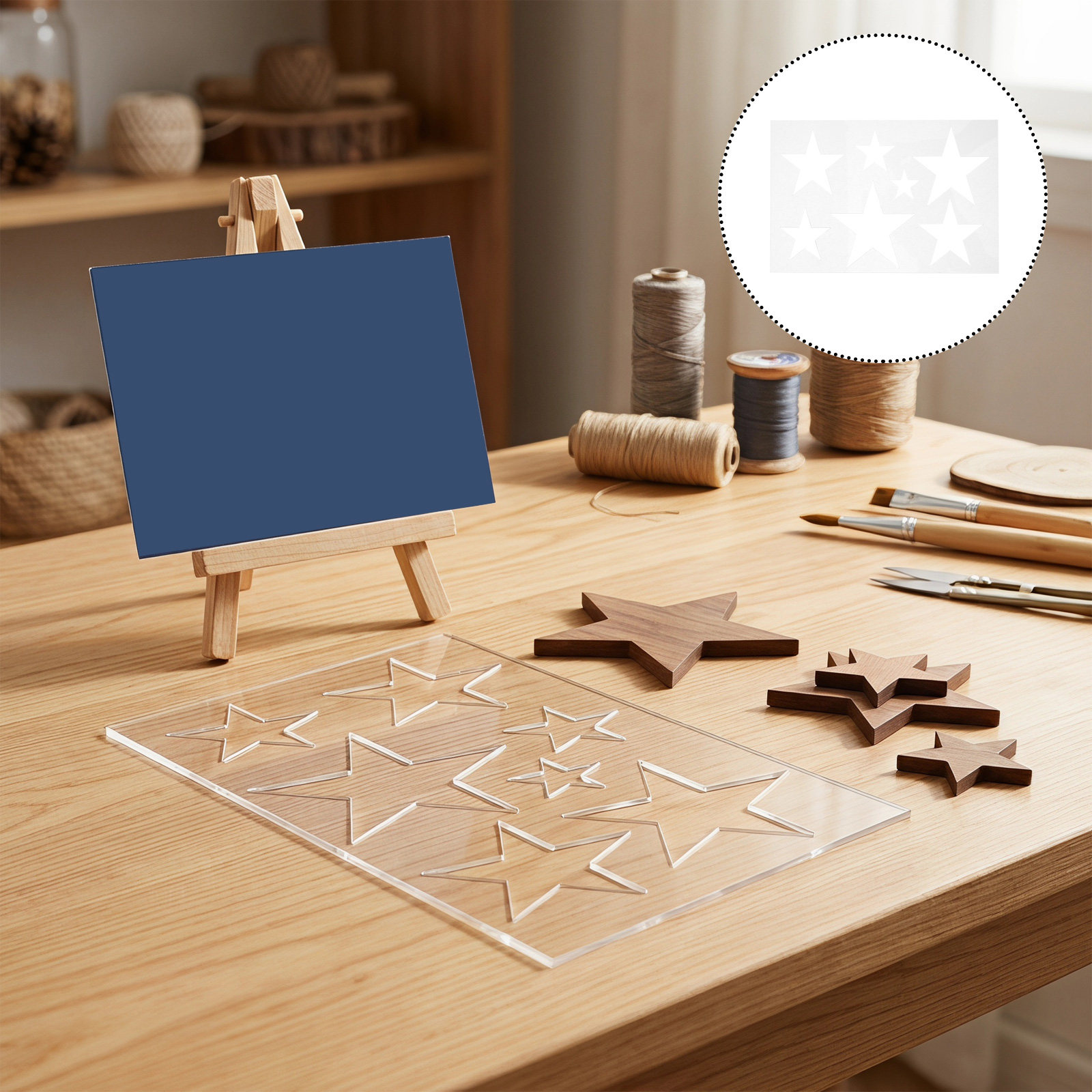 Woodworking Crafts - Modello in acrilico per fresatrice, ideale