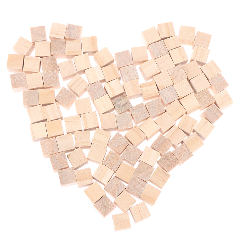 100 Pezzi Mini Cubi di Legno N - Woodworking Crafts recensione e prezzo