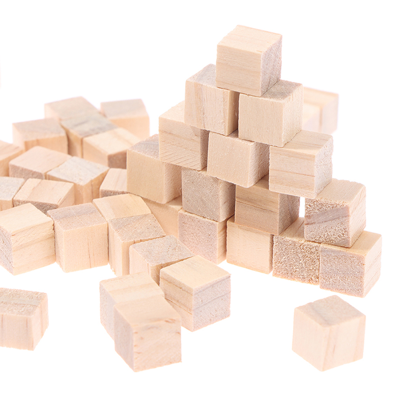 100 Pezzi Mini Cubi di Legno N - Woodworking Crafts recensione e prezzo
