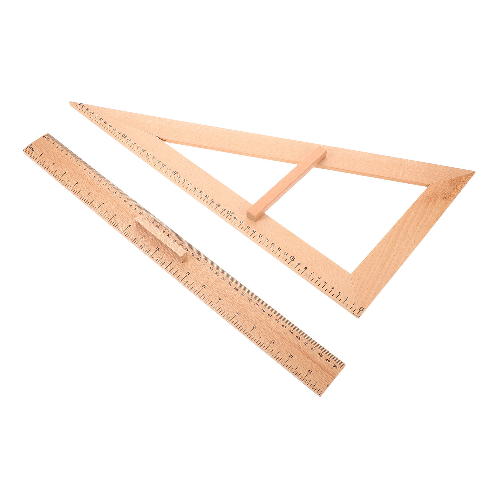 2 righelli in legno da 50 cm,  - Woodworking Crafts recensione e prezzo