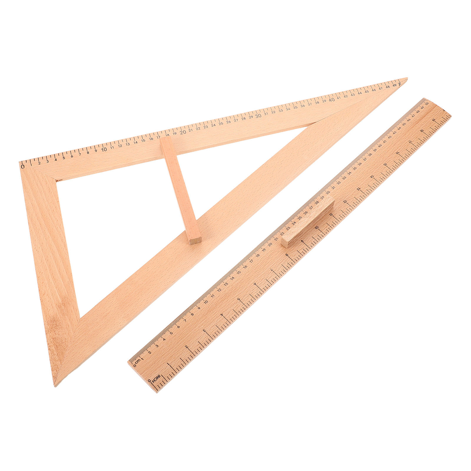 2 righelli in legno da 50 cm,  - Woodworking Crafts recensione e prezzo
